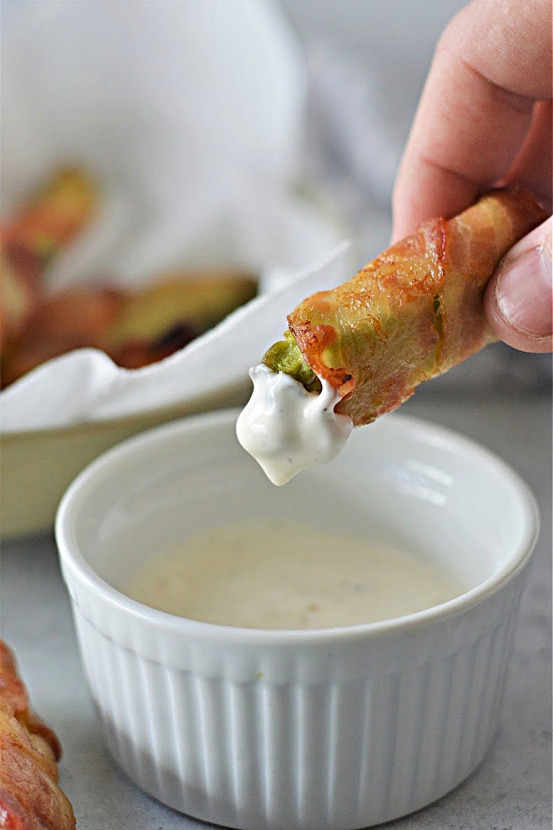 Keto Bacon Avocado Fries
