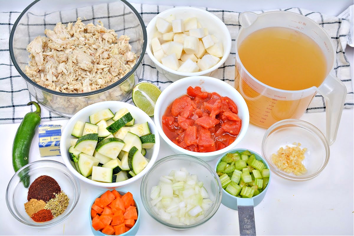 Low-Carb Chicken Caldo De Pollo