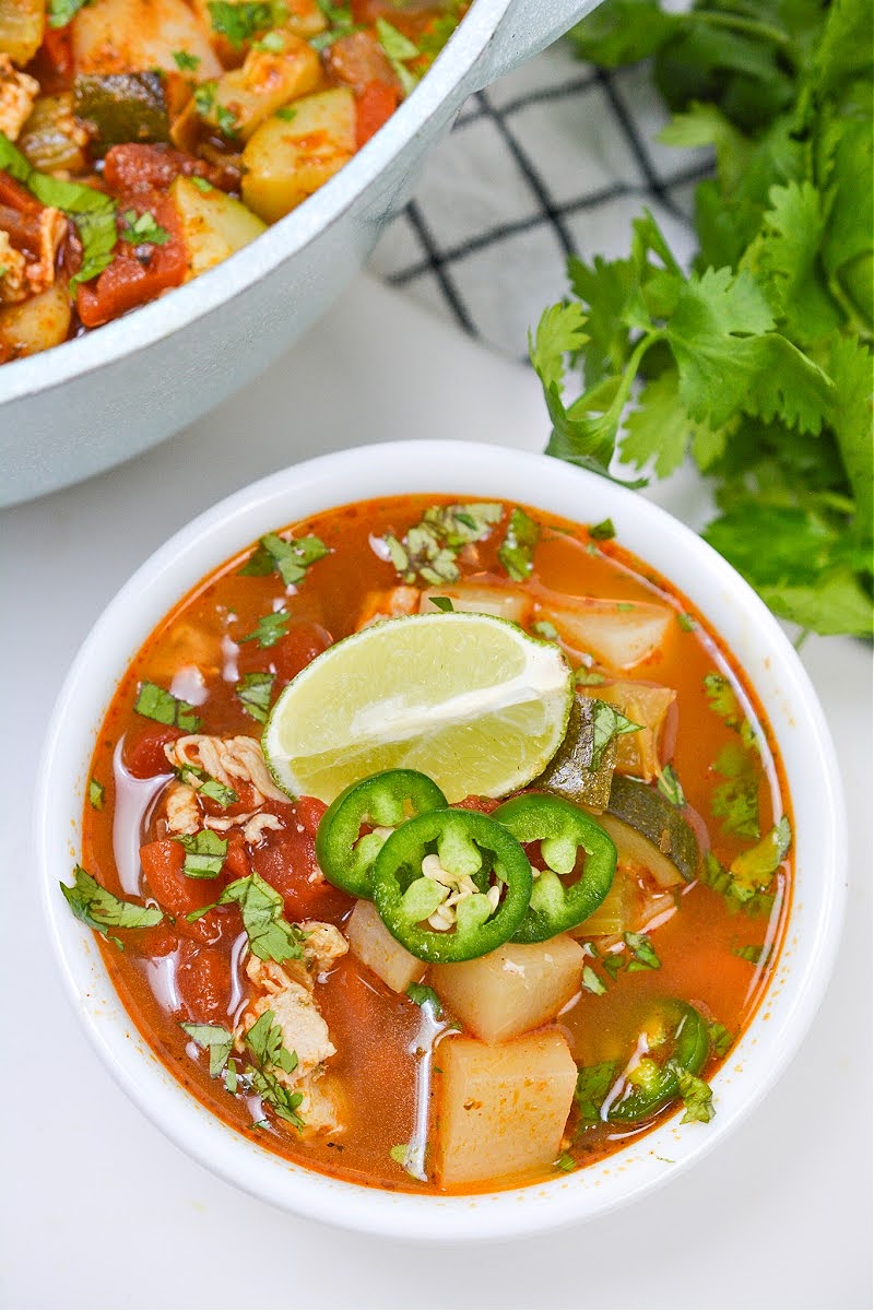 LowCarb Chicken Caldo De Pollo Easy Mexican Soup