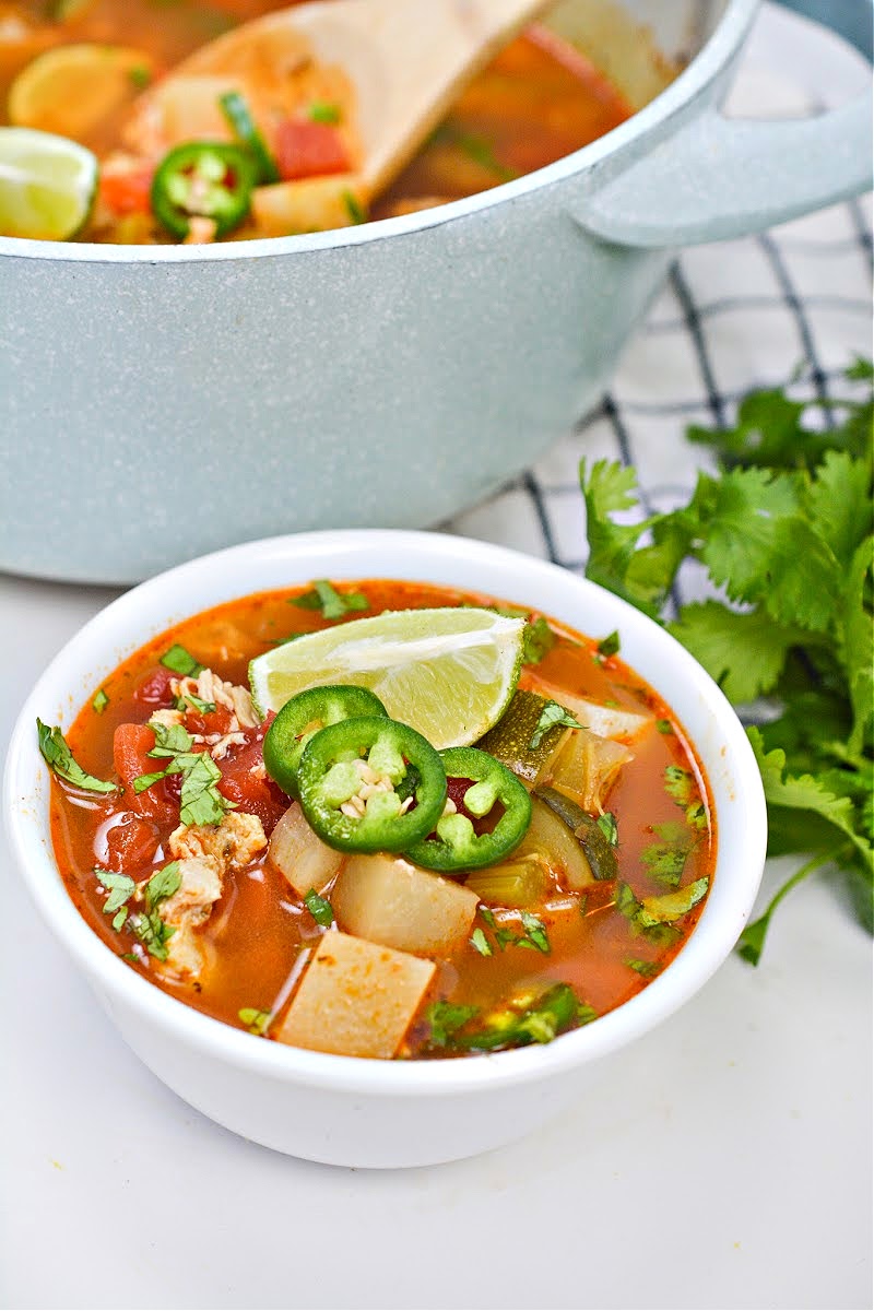 Low-Carb Chicken Caldo De Pollo