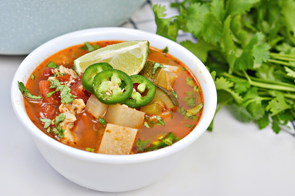 Mexican Chicken Rice Soup (Caldo Cantina) Recipe 