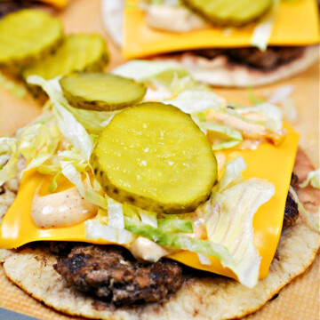 Keto Big Mac Smash Burgers