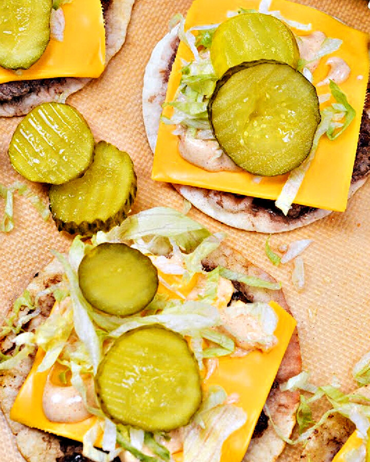 Keto Big Mac Smash Burgers