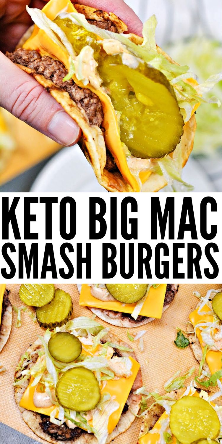 Keto Big Mac Smash Burgers