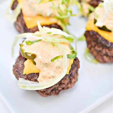 Keto Big Mac Bites