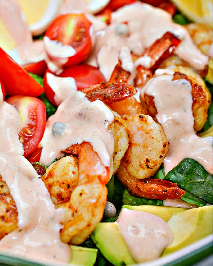 Low-Carb Shrimp Louie Salad