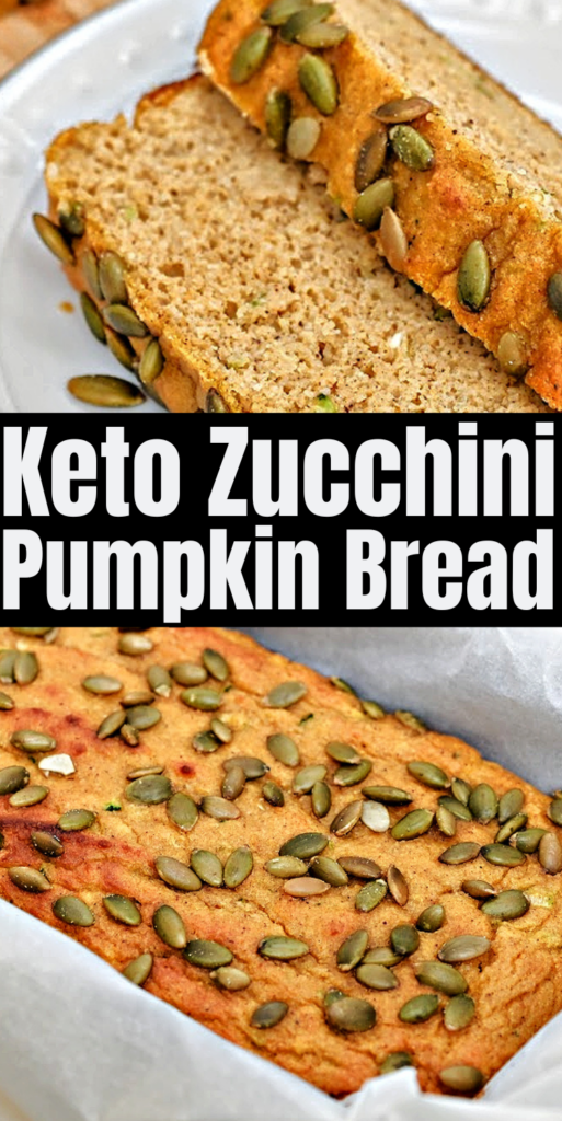 Keto Pumpkin Zucchini Bread