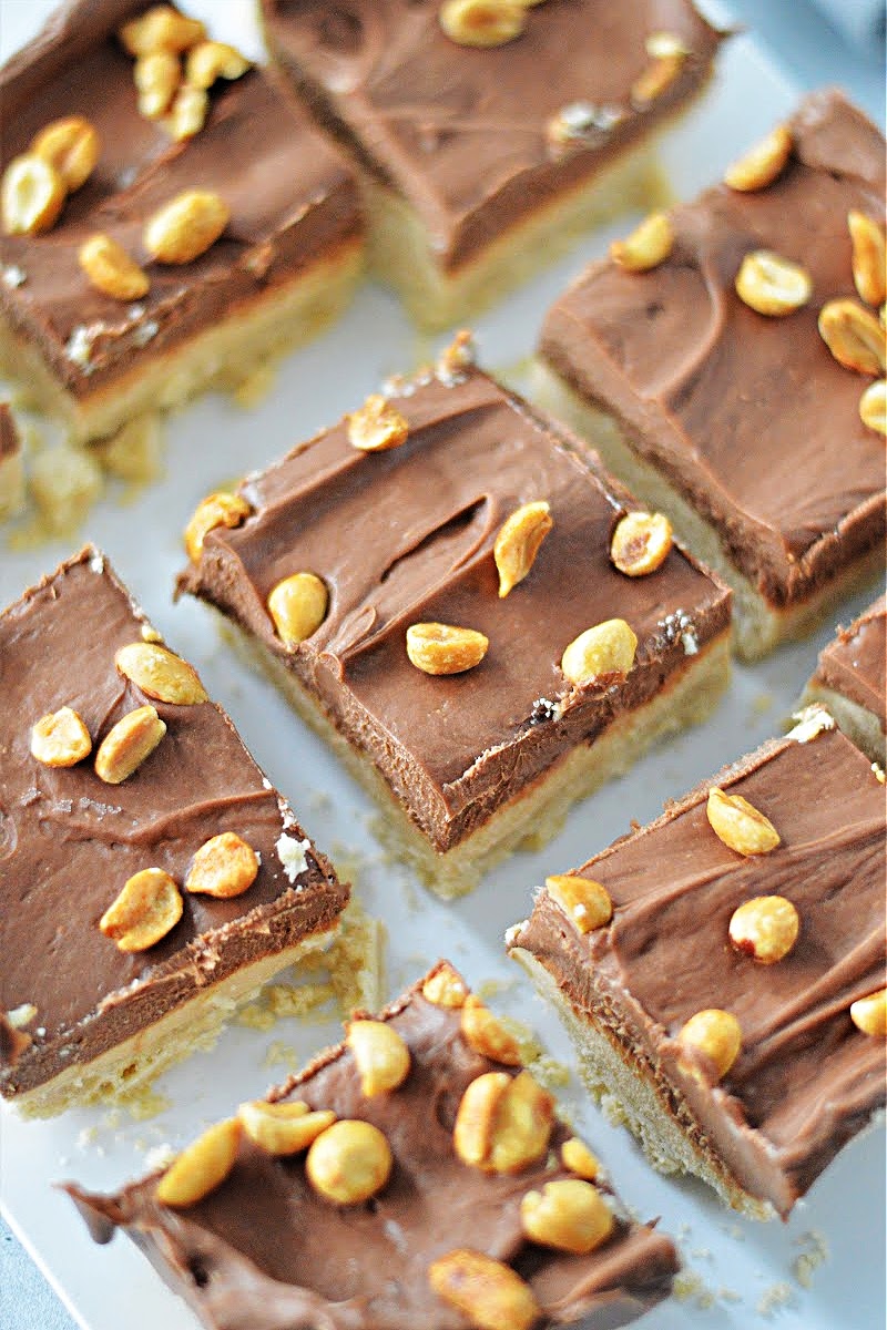 Keto No Bake Peanut Butter Cheesecake Bars