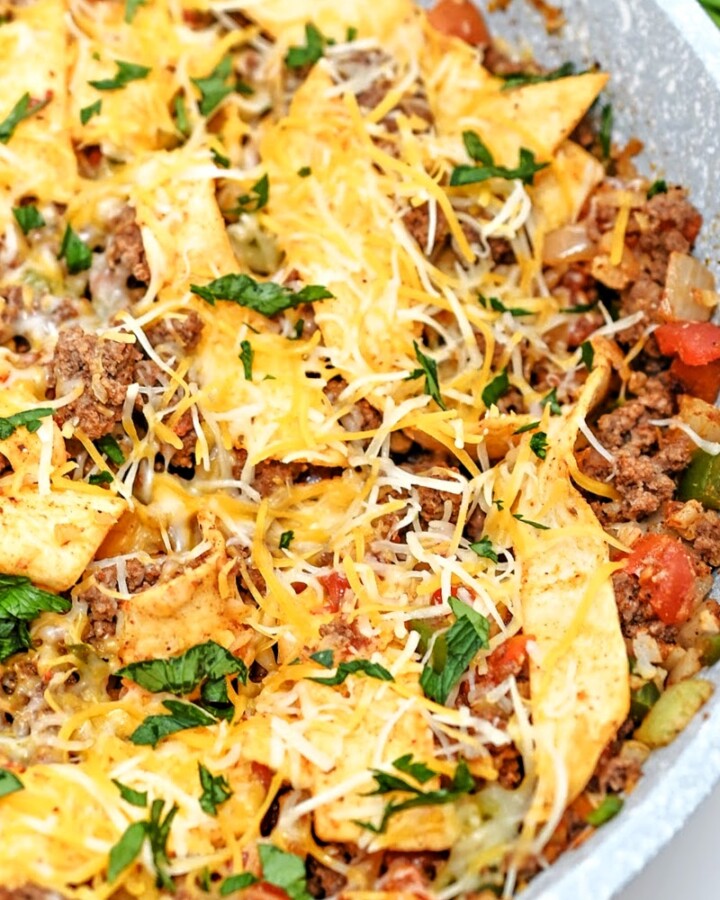 Keto Beef Burrito Skillet