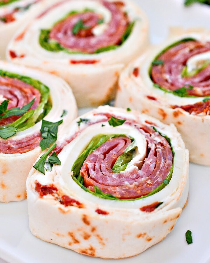 Keto Italian Pinwheels