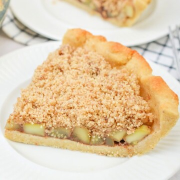 A slice of Keto Apple Pie