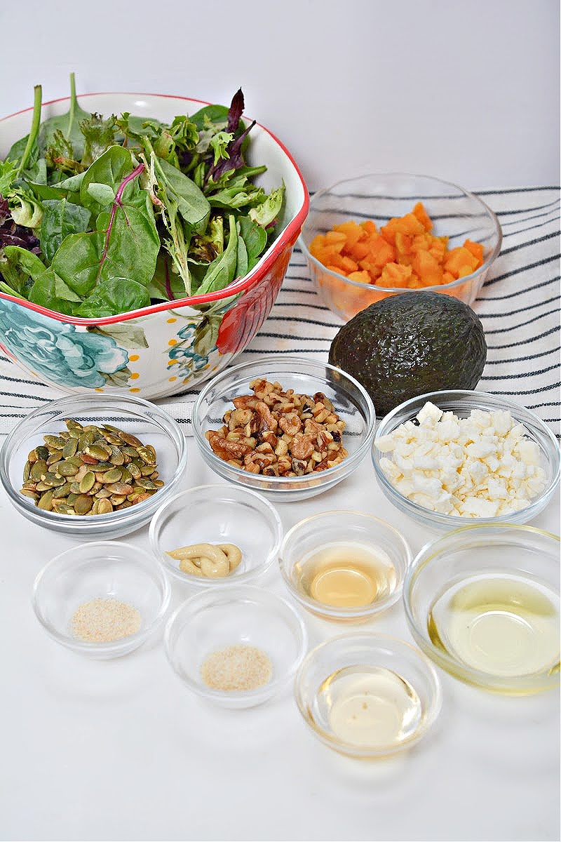 Low-Carb Fall Salad Ingredients