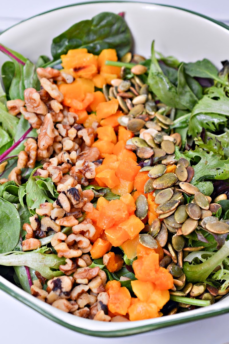 Low-Carb Fall Salad Without the feta cheese