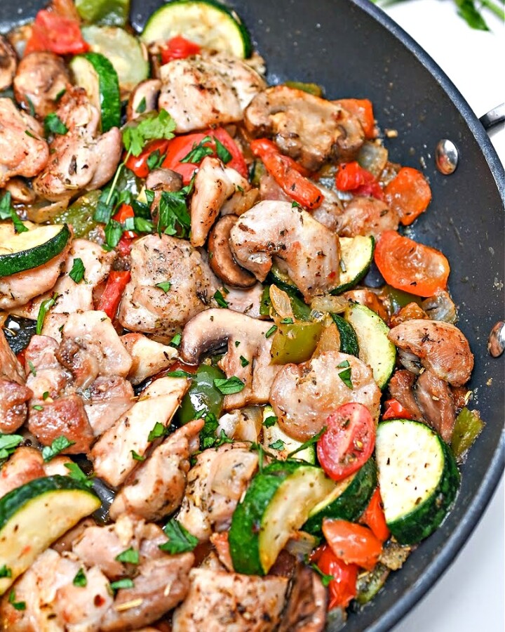 Keto Italian Chicken Skillet
