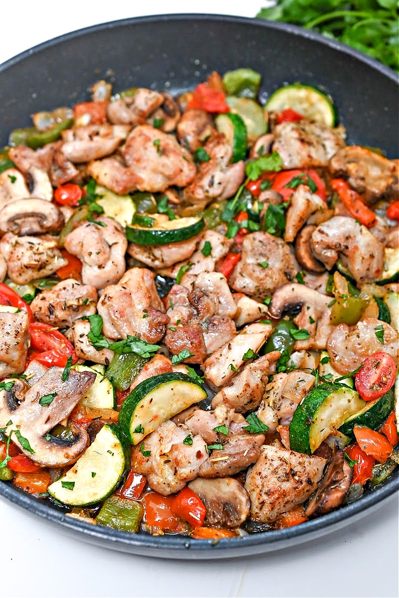 Keto Italian Chicken Skillet