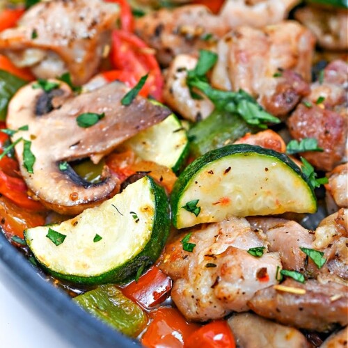 Keto Italian Chicken Skillet - Easy Healthy Dinner