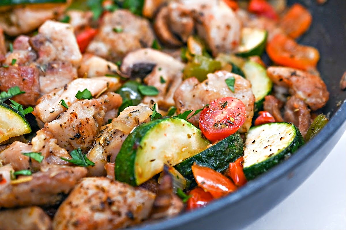 Keto Italian Chicken Skillet