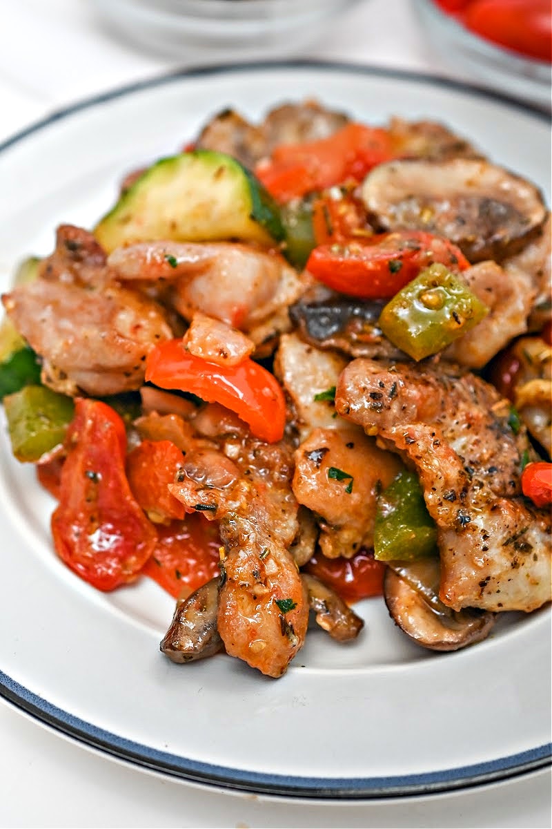 Keto Italian Chicken Skillet