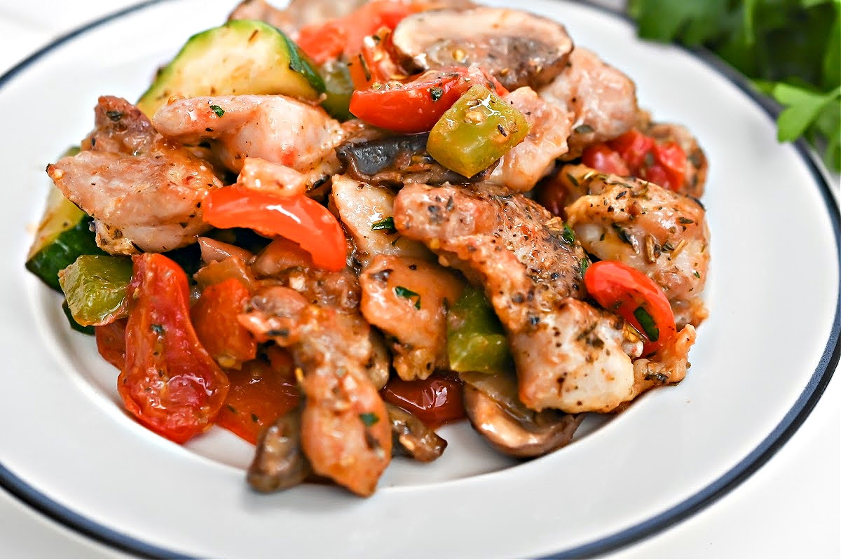 Keto Italian Chicken Skillet