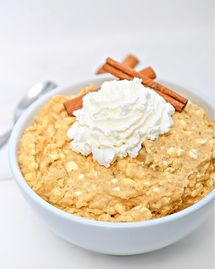 Low-Carb Pumpkin Pudding With Cottage Cheese