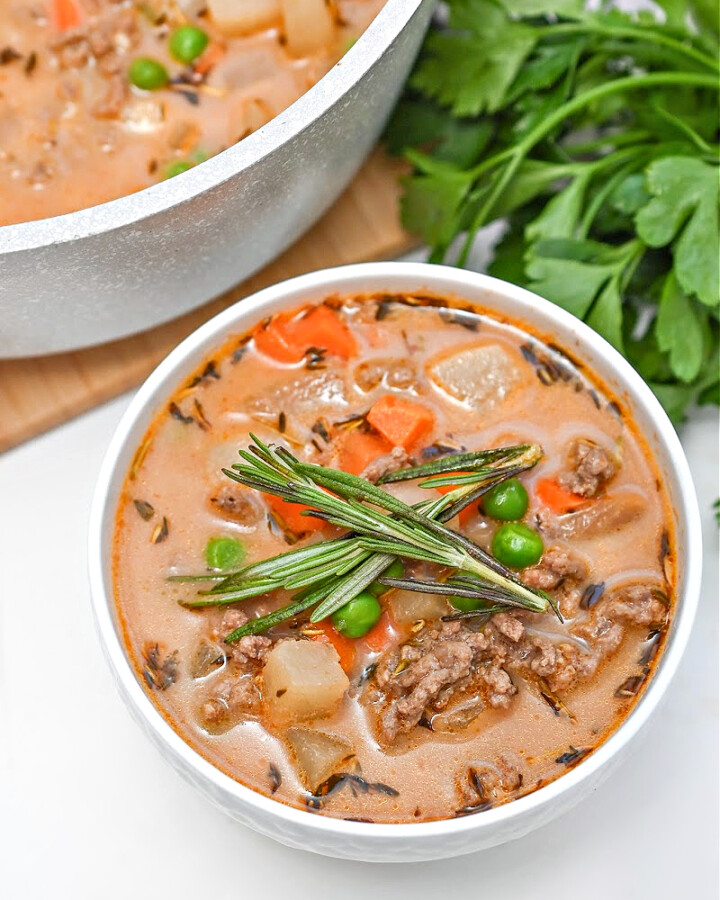 Low-Carb Shepherds Pie Soup