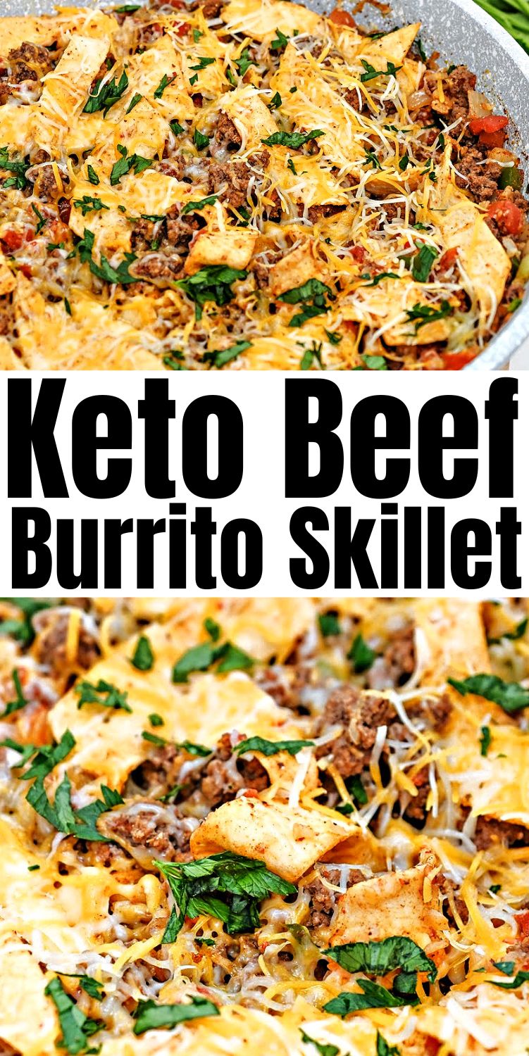 Keto Beef Burrito Skillet