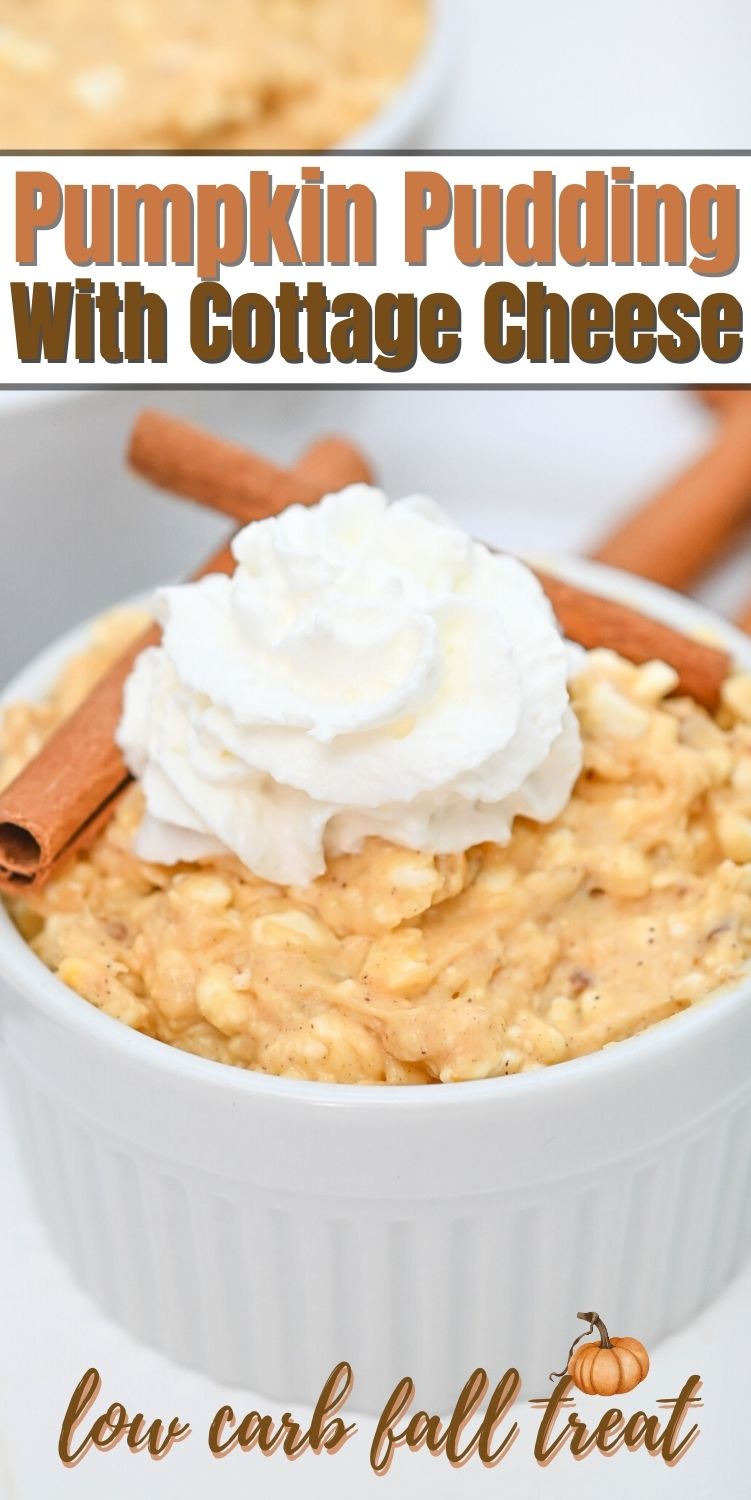 Low-Carb Pumpkin Pudding With Cottage Cheese