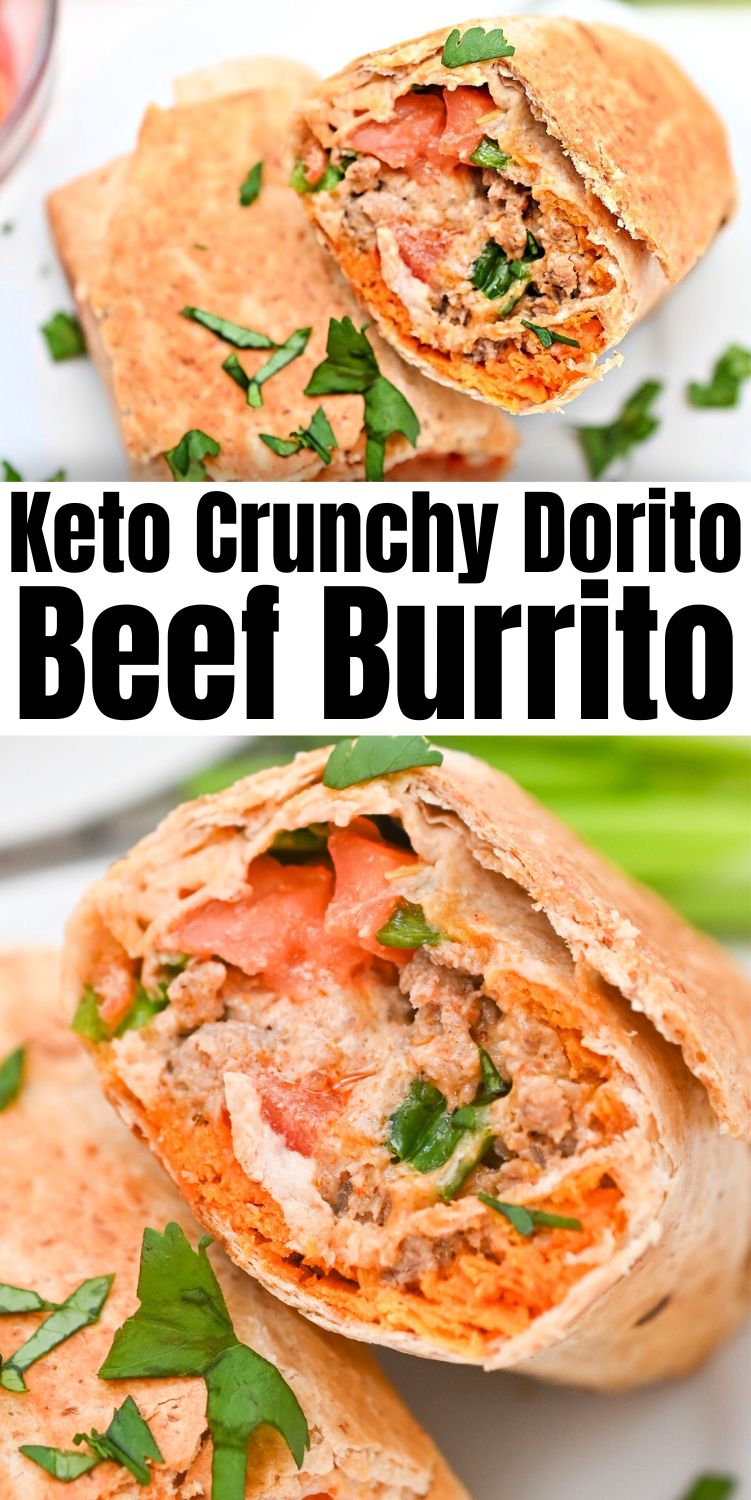 Keto Crunchy Dorito Beef Burritos