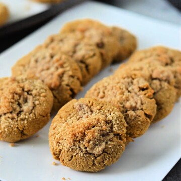 Keto Pumpkin Coffee Cake Cookies