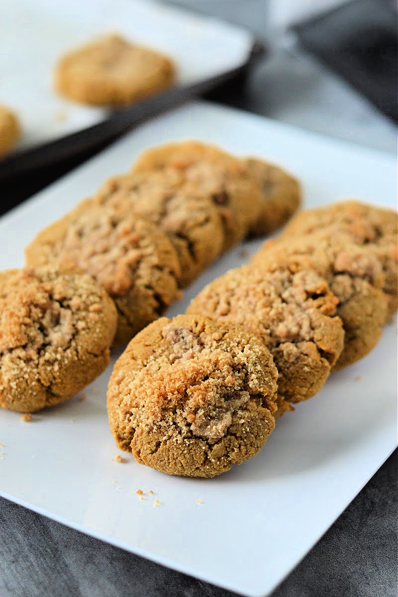 Keto Pumpkin Coffee Cake Cookies