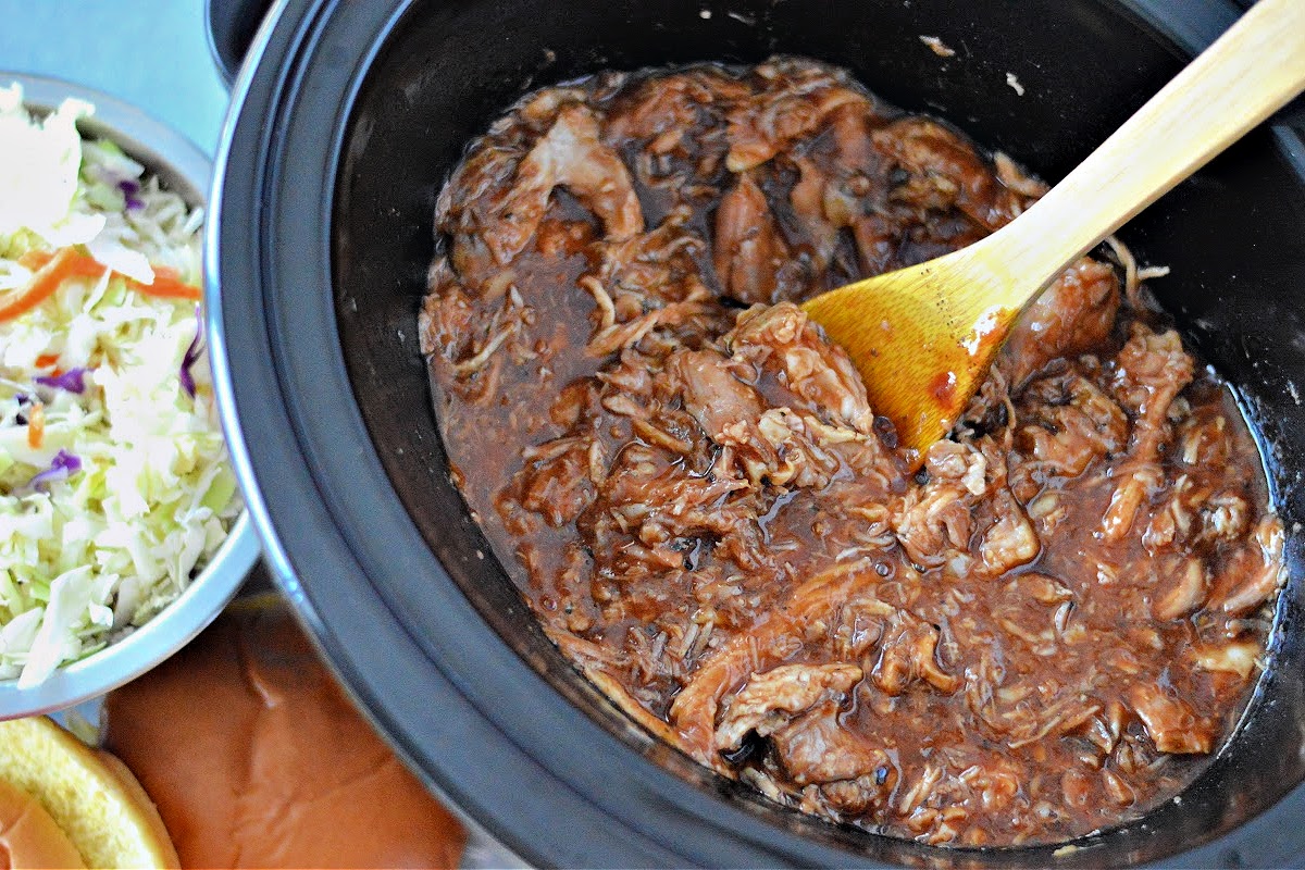 Keto Crockpot Root Beer BBQ Pulled Pork Sandwiches