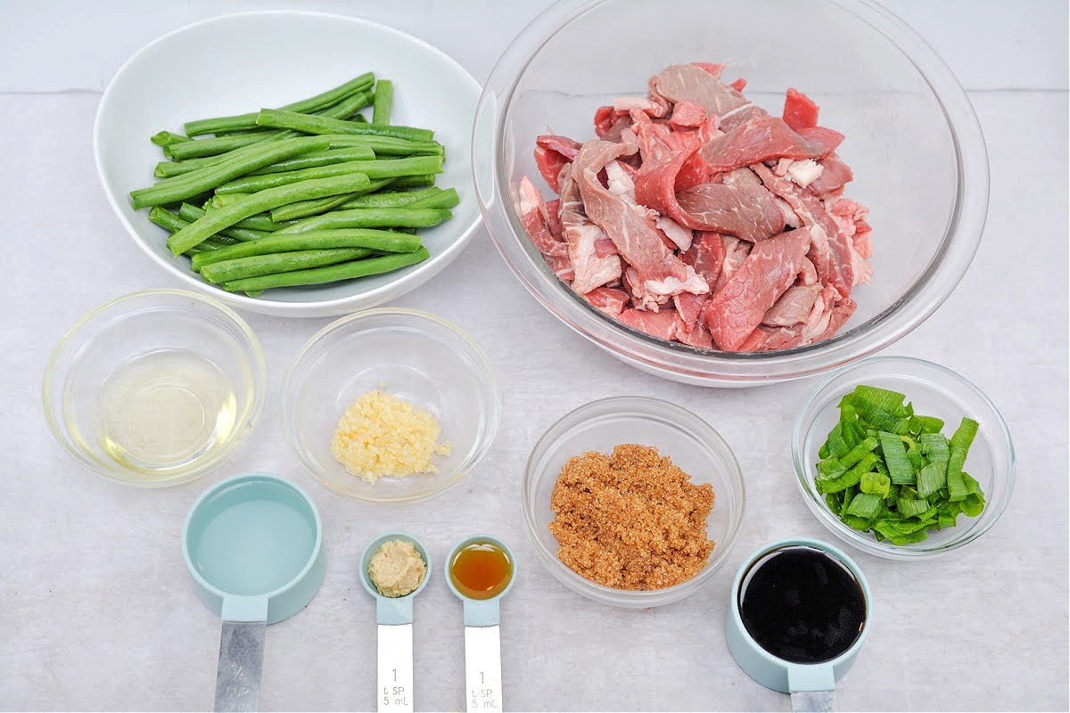 Keto Air Fryer Mongolian Beef Ingredients