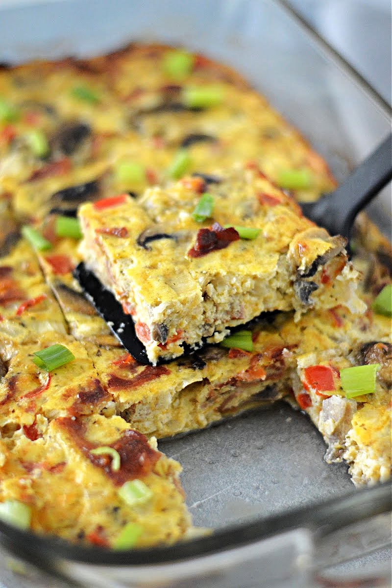Low-Carb Cottage Cheese Egg Bake-image