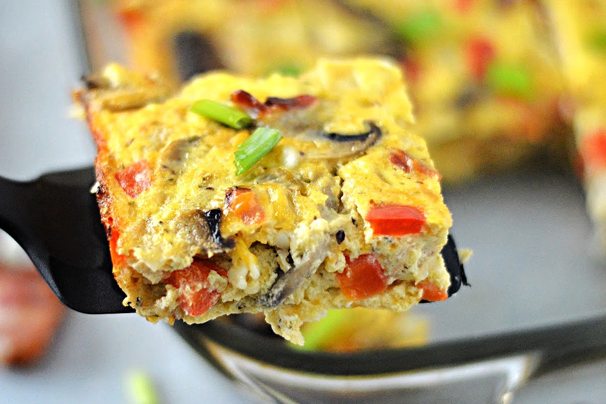 LowCarb Cottage Cheese Egg Bake High Protein Gluten Free