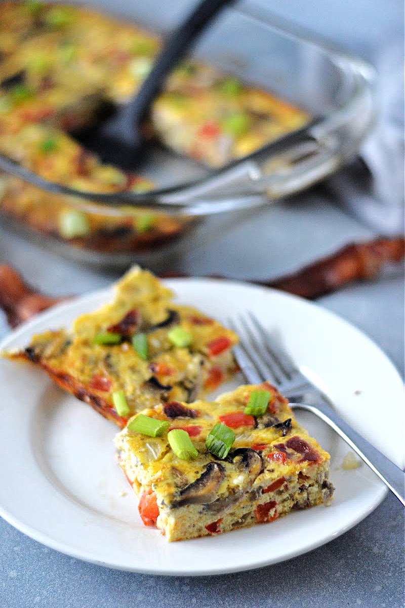 Low-Carb Cottage Cheese Egg Bake - High Protein Gluten Free