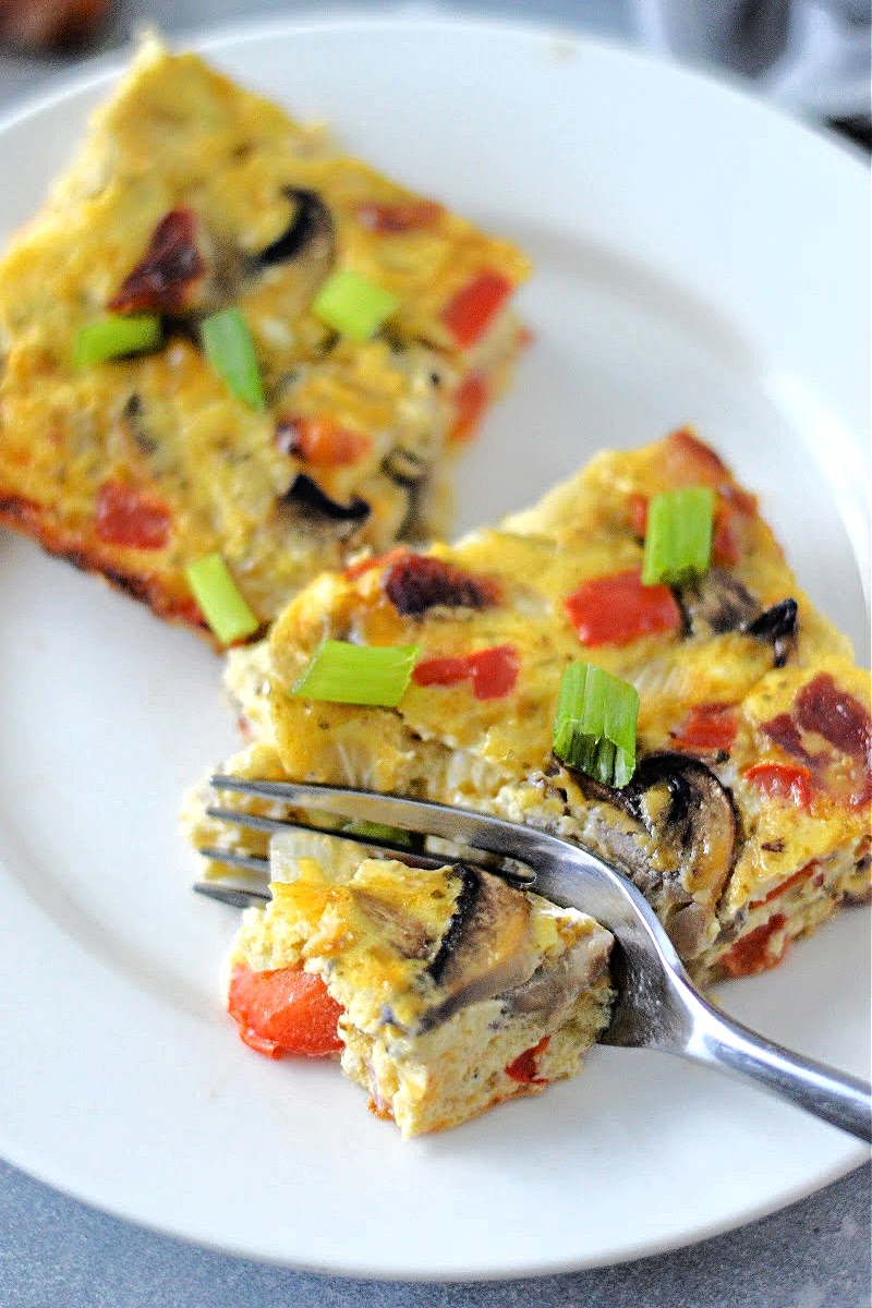 Low-Carb Cottage Cheese Egg Bake - High Protein Gluten Free