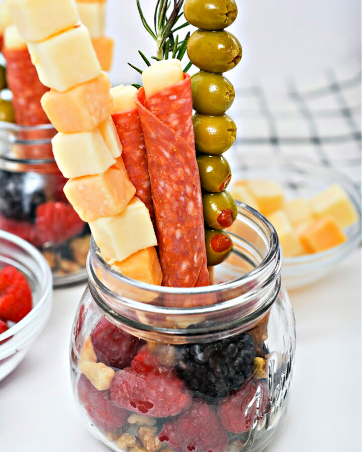 Keto Charcuterie Jars