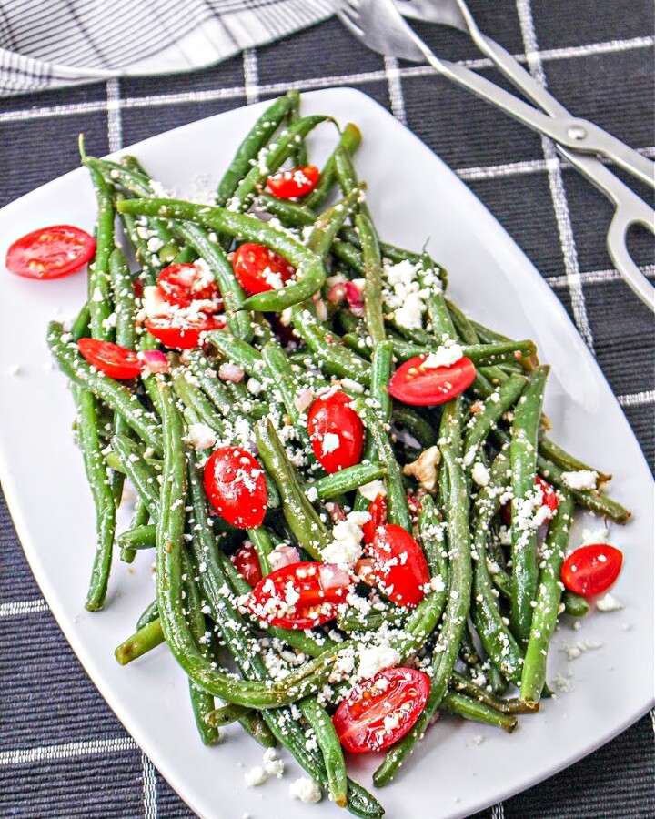 Low-Carb Marinated Green Beans and Tomatoes