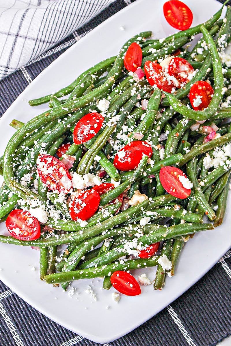 Low-Carb Marinated Green Beans and Tomatoes