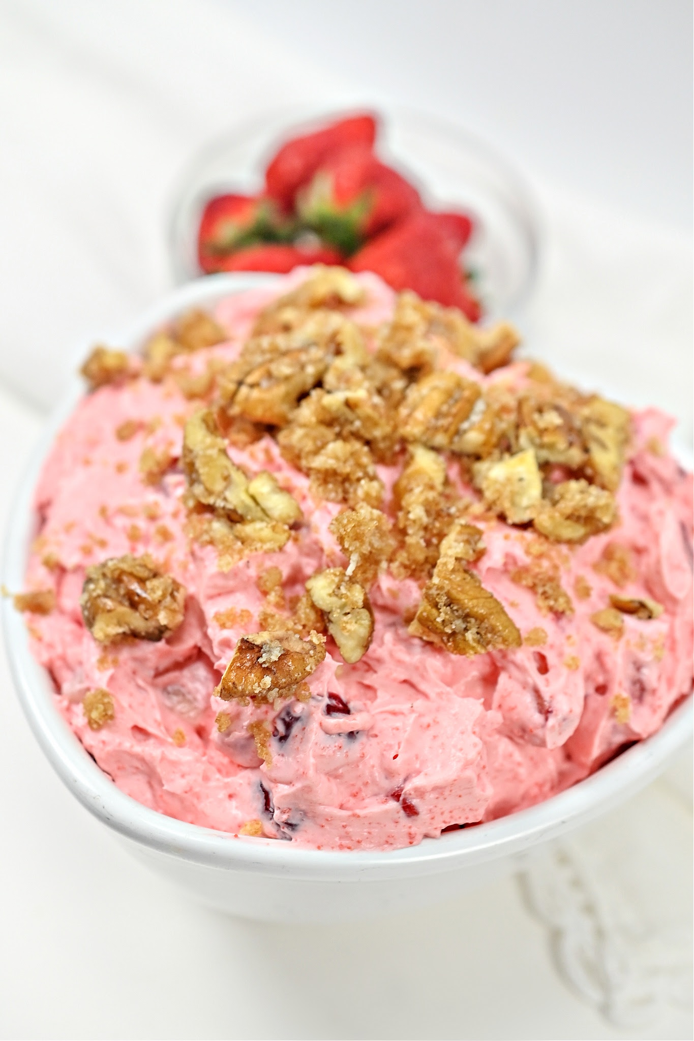 Low Carb Strawberry Cheesecake Fluff