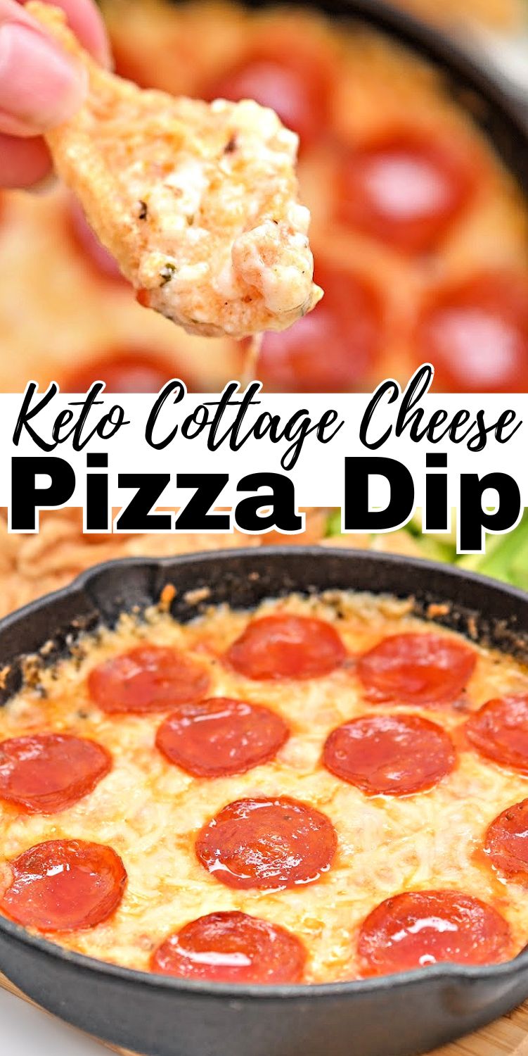 Low Carb Cottage Cheese Pizza Dip