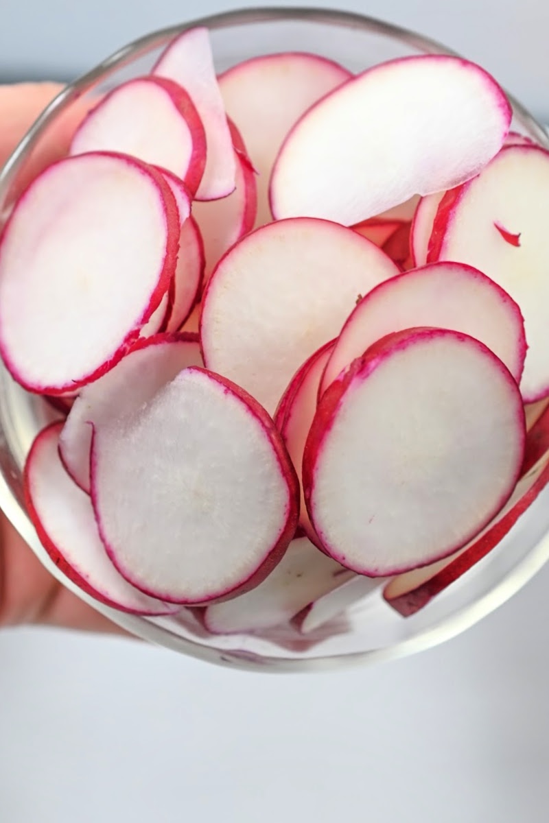 Sliced Radishes