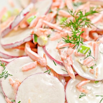 Low Carb Keto Carrot and Radish Salad