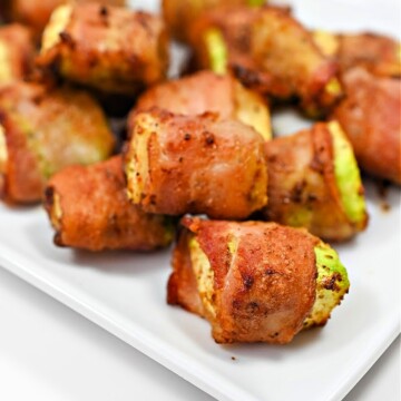 Keto Bacon Wrapped Zucchini Bites
