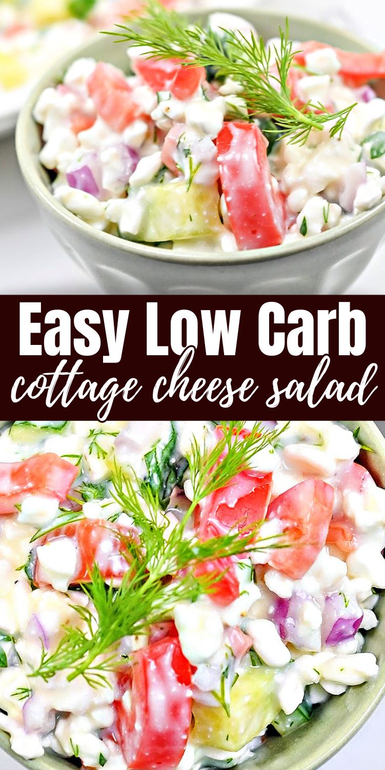 Low Carb Cottage Cheese Salad