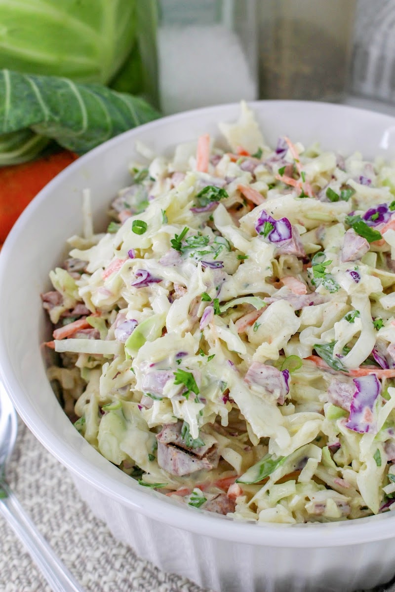 Low Carb Corned Beef Slaw