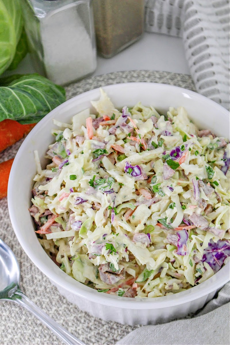 Low Carb Corned Beef Slaw