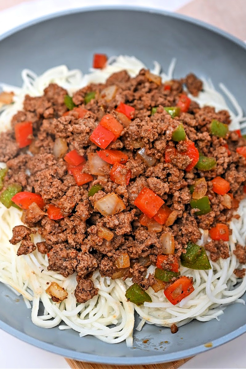 Keto Taco Spaghetti