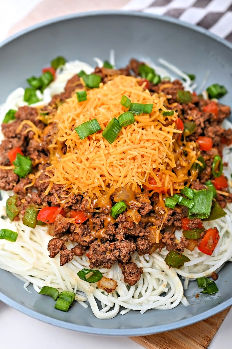 Keto Taco Spaghetti