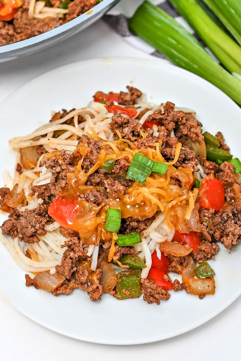 Keto Taco Spaghetti
